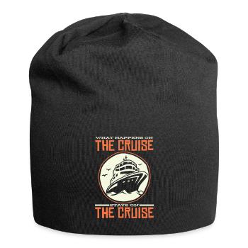 Cruise Cruise Cruise Ship Gift - Jersey Beanie - black - Front