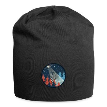 UFO Alien Abduction Retro Aliens Spaceship Cadeau - Bonnet en jersey - noir - Devant