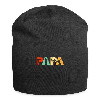 Archer Dad, Retro Papa Archery Father's Gift - Jersey Beanie - charcoal grey - Front