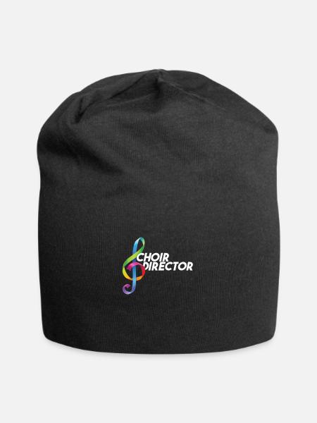 Chorleiter Clef Music Chorleiter - Jersey-Beanie - Schwarz