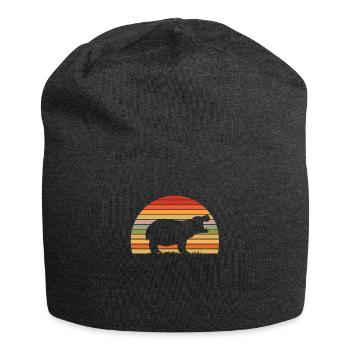 Hippo - Jersey Beanie - charcoal grey - Front