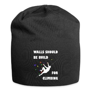 Climbing Klettern Bouldering Bouldern - Bonnet en jersey - noir - Devant