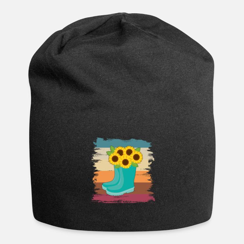 sunflower - Jersey Beanie - black