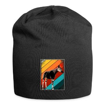 Okapi Retro Gift - Jersey Beanie - black - Front