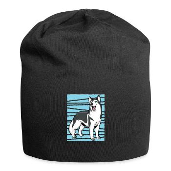 husky - Jersey Beanie - black - Front