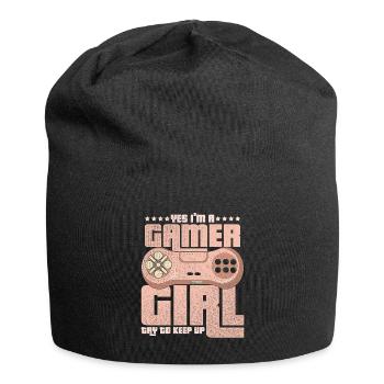 Gaming - Jersey-Beanie - Schwarz - Vorne