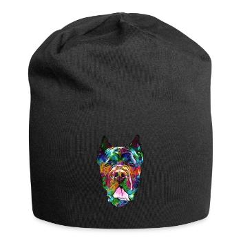 Cane Corso - Bonnet en jersey - noir - Devant