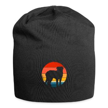 Bernhardiner - Jersey-Beanie - Schwarz - Vorne