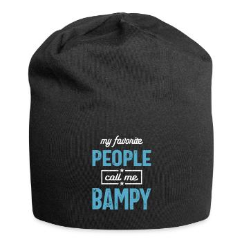 Mens Mes gens préférés m’appellent Bampy Fête des pères - Bonnet en jersey - noir - Devant