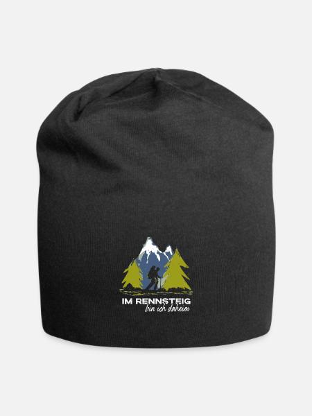 Rennsteig - Jersey-Beanie - Schwarz