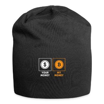 Bitcoin - Jersey Beanie - black - Front