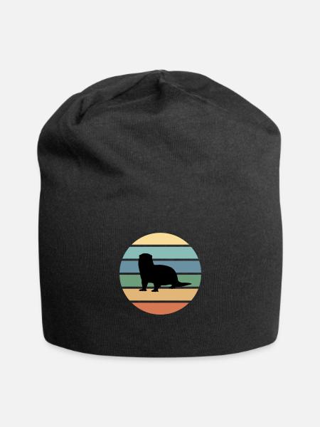 Otter - Jersey-Beanie - Schwarz