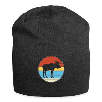 Elch - Jersey-Beanie - Anthrazit - Vorne