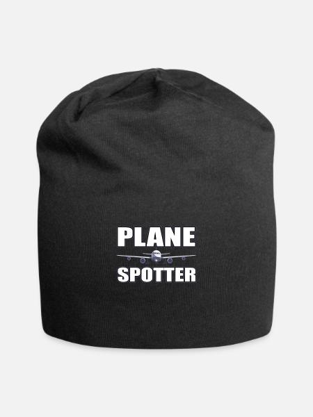 Planespotter - Jersey-Beanie - Schwarz