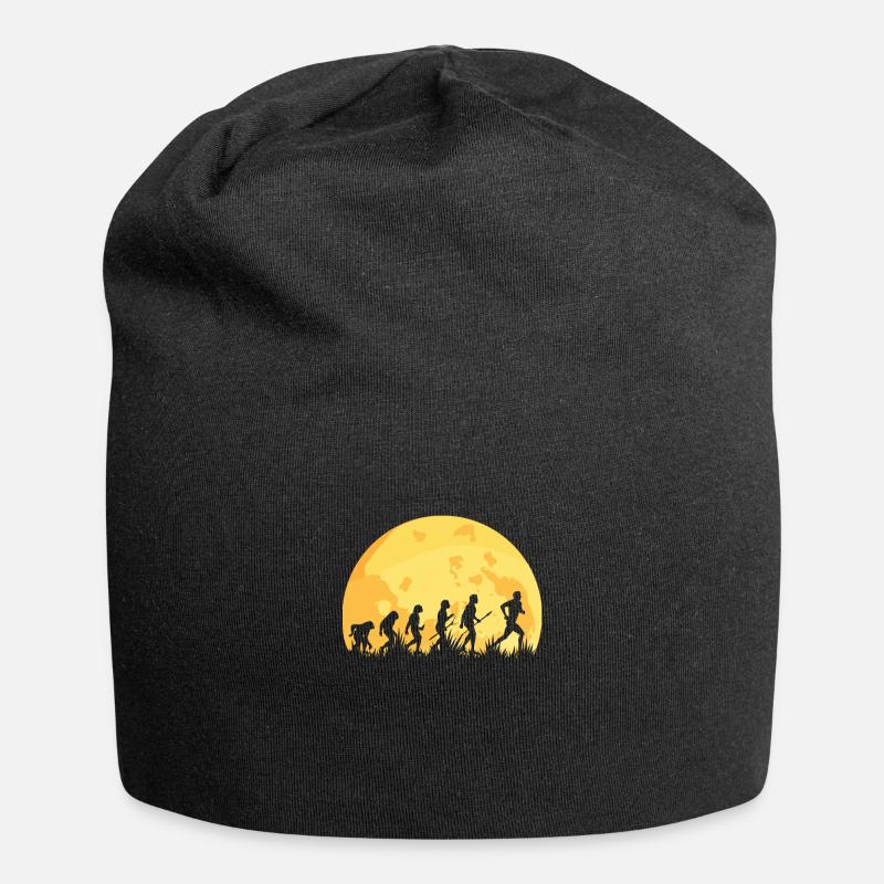 Evolution course coureurs de marathon Jogging Jogging - Bonnet en jersey - noir