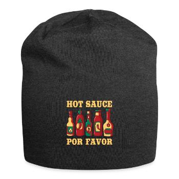 Scharfe Sosse - Jersey-Beanie - Anthrazit - Vorne