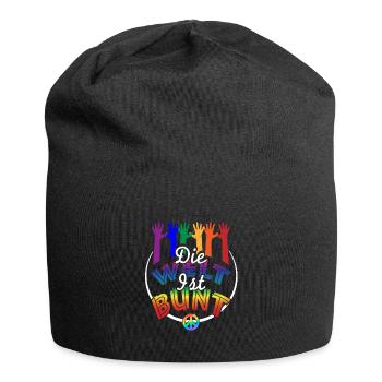 LGBTQIA Gleichberechtigung Geschlechter - Jersey-Beanie - Schwarz - Vorne