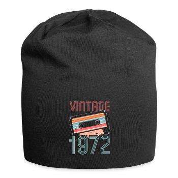 49 Jahre alt 1972 Geburtstag Geschenkidee - Jersey-Beanie - Schwarz - Vorne