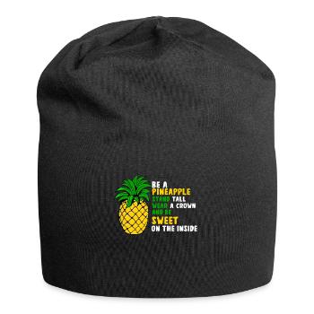 Ananas - Bonnet en jersey - noir - Devant
