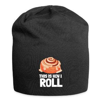 Cinnamon Roll Cinnamon Buns And Cinnamon Swirl - Jersey-Beanie - Schwarz - Vorne