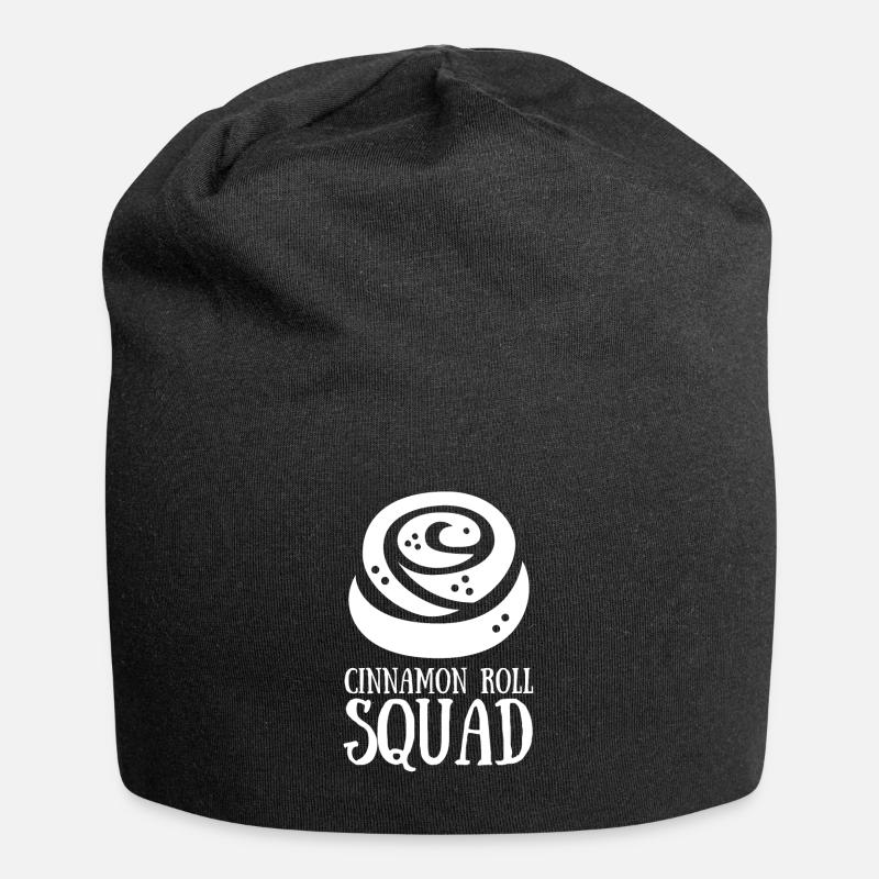 Cinnamon Roll Cinnamon Buns And Cinnamon Swirl - Jersey-Beanie - Schwarz