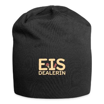Eis Dealerin I Eiswaffeln Wassereis - Jersey-Beanie - Schwarz - Vorne