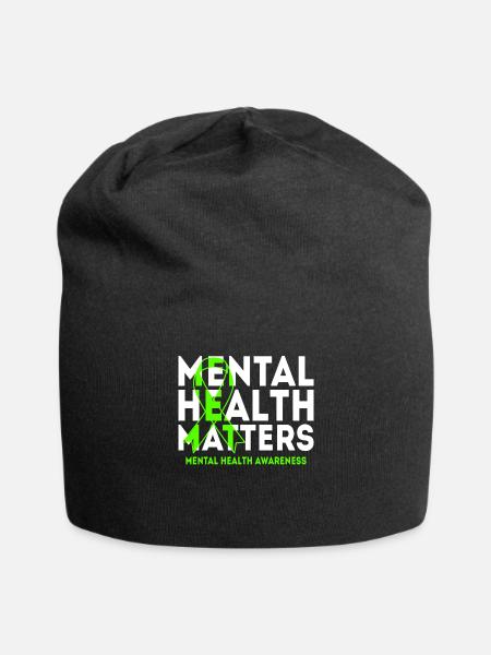 Mental health - Jersey Beanie - black