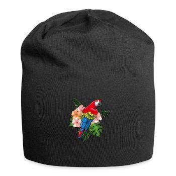 Perroquet - Bonnet en jersey - noir - Devant