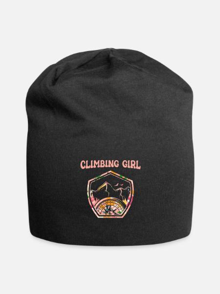 Escalade Alpinisme Grimpeurs - Bonnet en jersey - noir