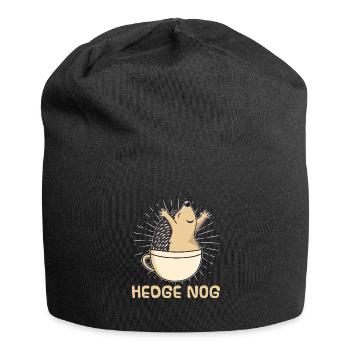 Igel - Jersey-Beanie - Schwarz - Vorne
