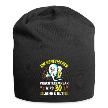 Vor 30 Jahren war ich mal der Schnellste 30 Jahre - Jersey-Beanie - Schwarz - Vorne