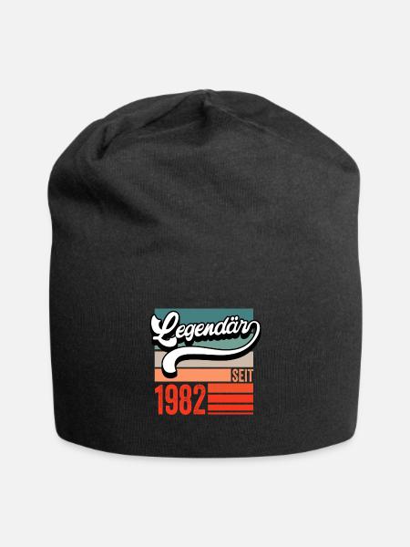 40 Geburtstag Geschenkidee Baujahr 1982 lustig - Jersey-Beanie - Schwarz