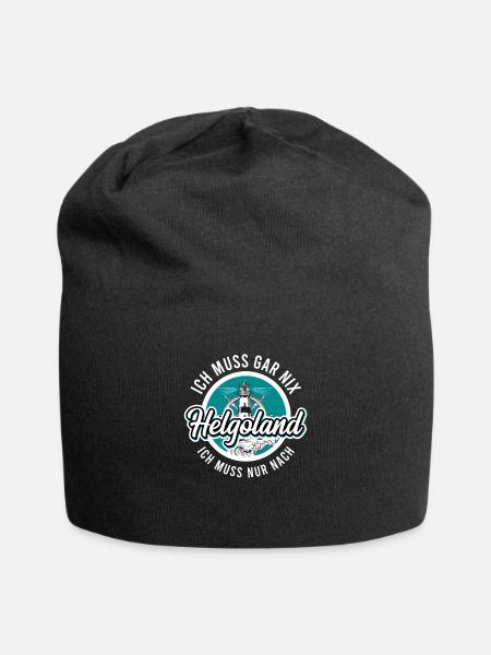 Helgoland - Jersey-Beanie - Schwarz