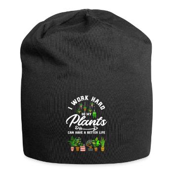 Jardinier amateur Jardinier - Bonnet en jersey - noir - Devant