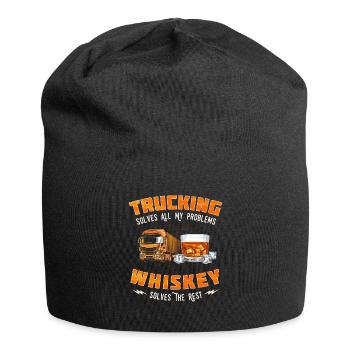 Truck Driver Truck Driver Truck Driver Trucker - Jersey Beanie - black - Front