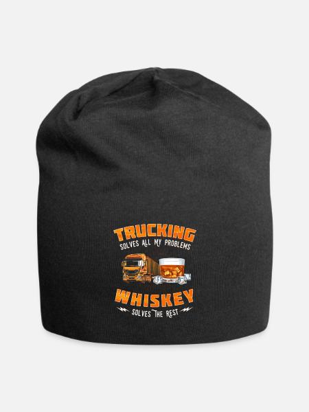 Truck Driver Truck Driver Truck Driver Trucker - Jersey Beanie - black