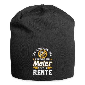 Rente Maler - Jersey-Beanie - Schwarz - Vorne