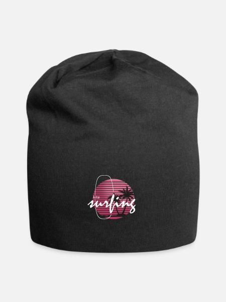 KITE Kiteboarding Kitesurfing Surf for Kitsurfer - Jersey-Beanie - Schwarz