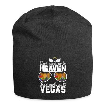 Good Girls Go To Heaven Bad Girls Go To Vegas Trip - Jersey Beanie - charcoal grey - Front
