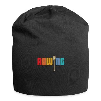 Retro Rowing Rowing Rowing Boat Vintage Rowing - Jersey Beanie - black - Front