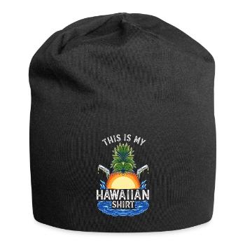 This Is My Hawaiian Palm Summer - Jersey Beanie - black - Front