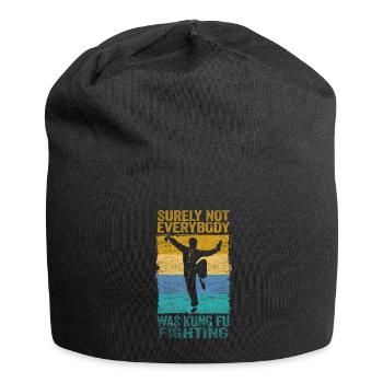 Tout le monde ne se battait sûrement pas contre le Kung Fu - Bonnet en jersey - noir - Devant