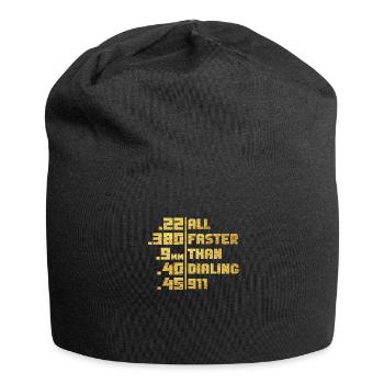 All Faster Than Dialing - Jersey Beanie - black - Front