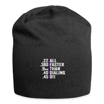 All Faster Than Dialing - Jersey Beanie - black - Front
