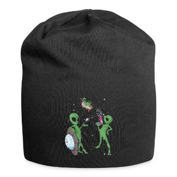 Alien - Jersey-Beanie - Schwarz - Vorne