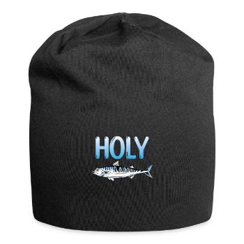 Heilige Makrele - Jersey-Beanie - Schwarz - Vorne