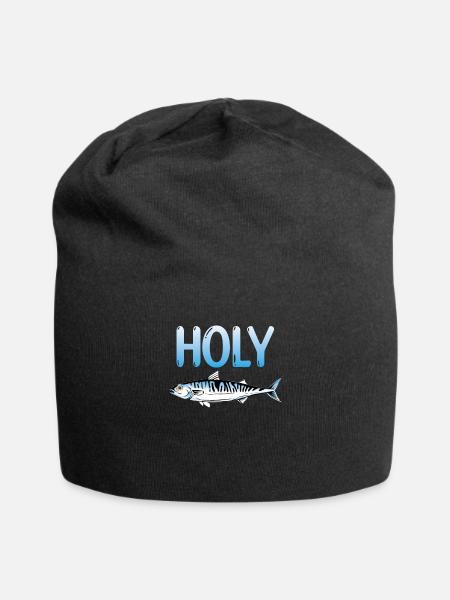Heilige Makrele - Jersey-Beanie - sort