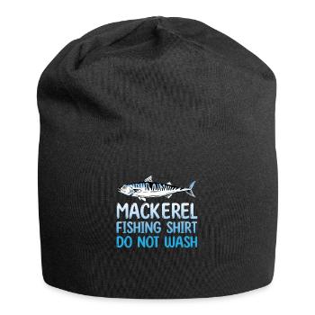 Makrele Angler Shirt - Jersey-Beanie - Schwarz - Vorne