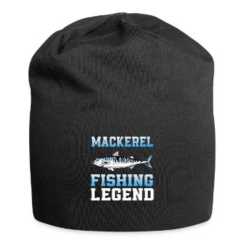 Makrele Angeln Legende - Jersey-Beanie - Schwarz - Vorne