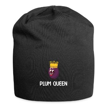 Reine des prunes - Bonnet en jersey - noir - Devant